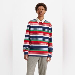 Levi’s Polo CLASSIC LS RUGBY STRIPE